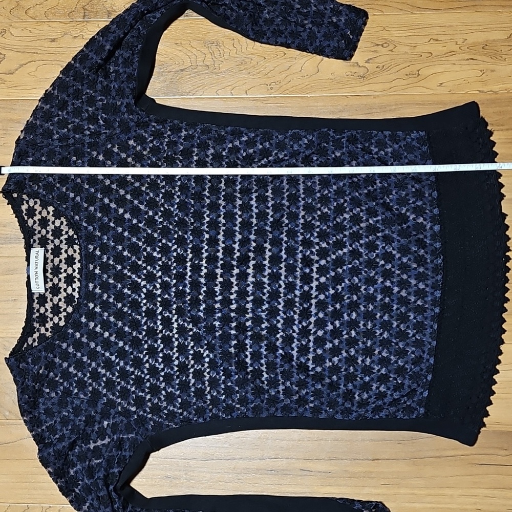Cotton Natural Mesh Top - Picture 4 of 8